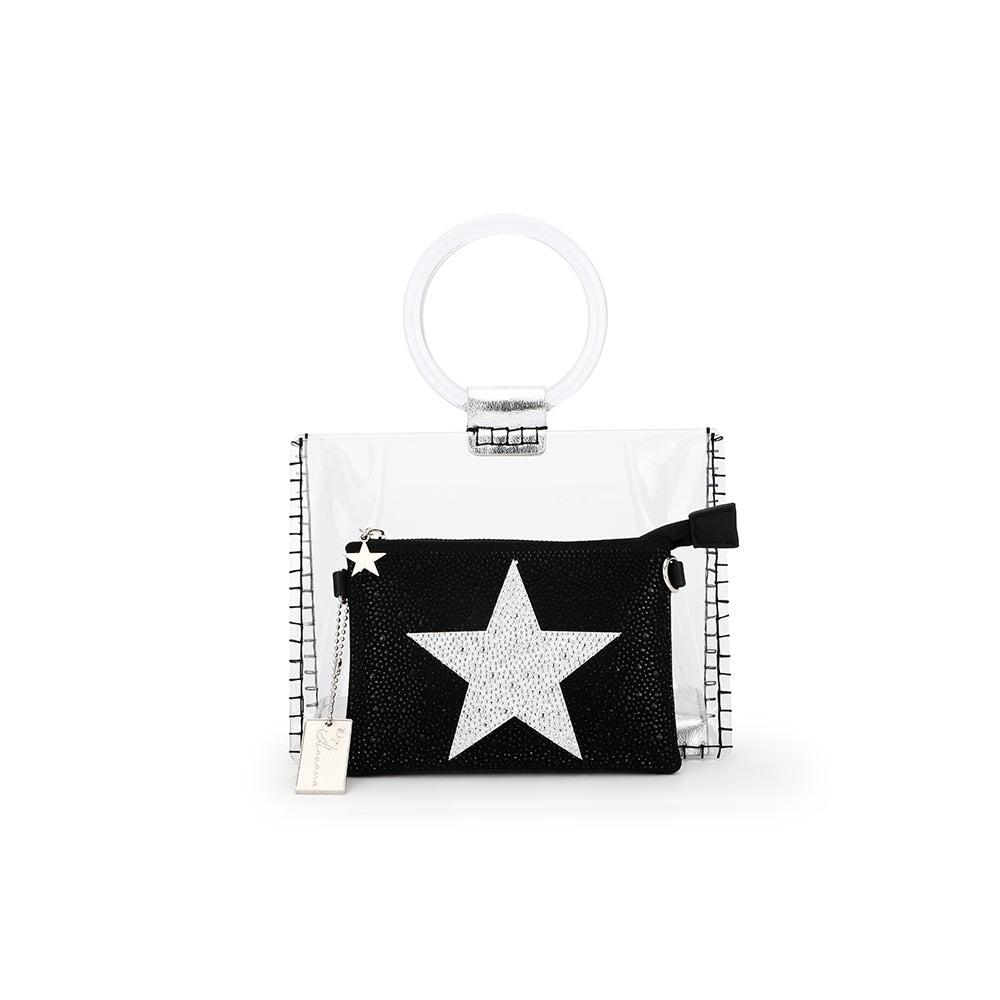 MINI MOLLY - BLACK RHINESTONE MULTI