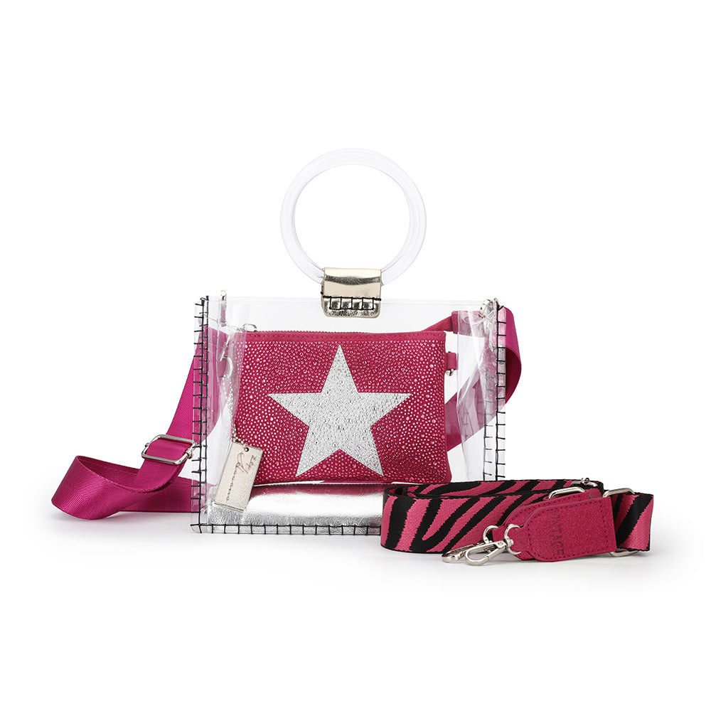 MINI MOLLY - FUCHSIA RHINESTONE MULTI