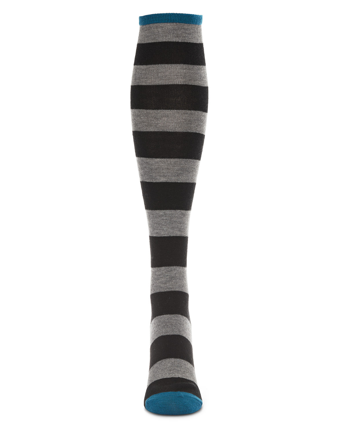 Women's Soft Shaded Stripes Cashmere Blend Knee High Socks