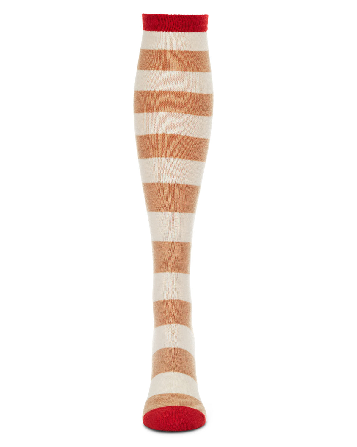 Women's Soft Shaded Stripes Cashmere Blend Knee High Socks