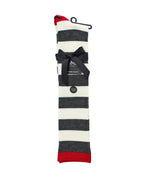 Women's Soft Shaded Stripes Cashmere Blend Knee High Socks