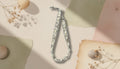 Artisanal Silver-Tone Beaded Necklace
