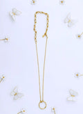 Dainty Gold Loop Necklace