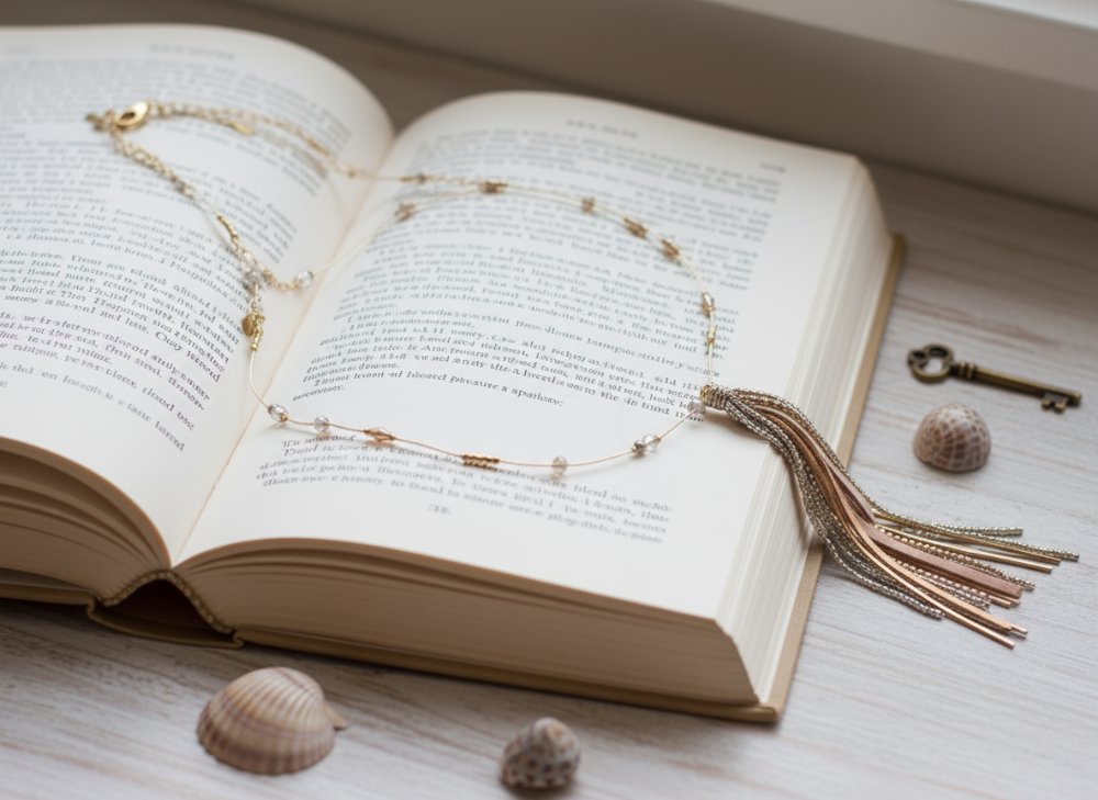 Vintage Tassel Bead Necklace