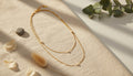 Double Layered Pearl Drift Necklace