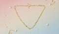 Gold Luminous Double Layers Necklace