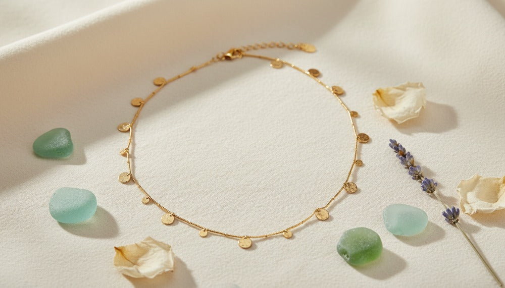 Rose Gold Charm Necklace