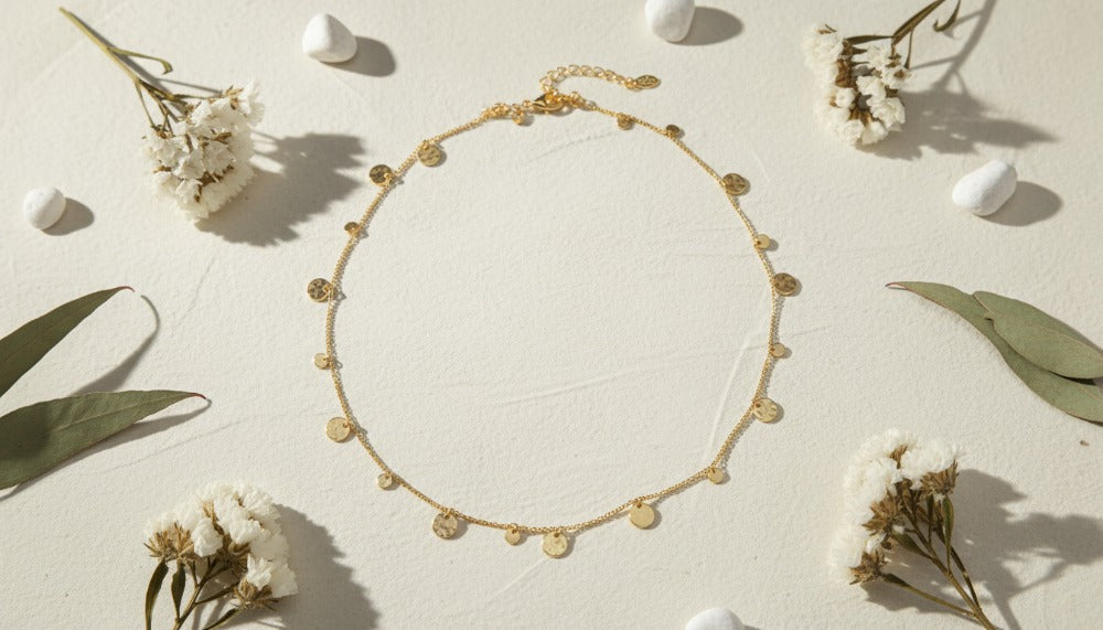 Gold harm Necklace
