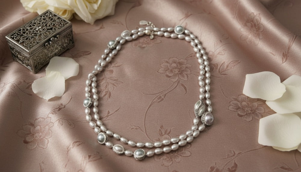 Vintage Double Strand Pearl Necklace