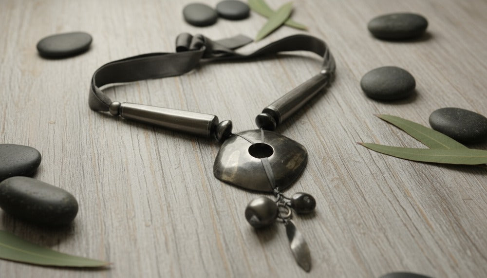 Dark Alloy Charm Necklace