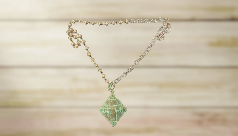 Faith Compass Necklace