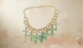 Ancient Cross Medallion Necklace