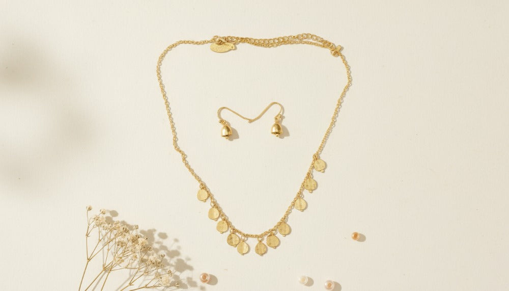 Solara Droplet Set Necklace