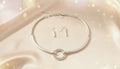 Halo Harmony Silver Set Necklace