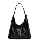 Soft Glossy Shoulder Bag Large Capacity