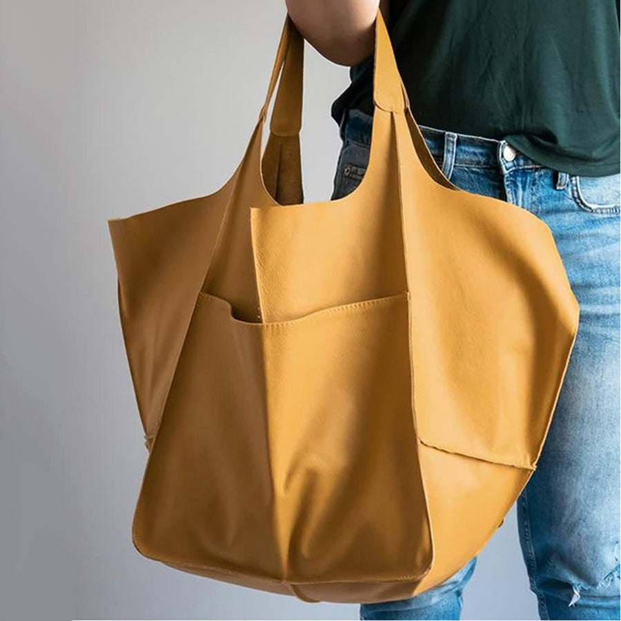 Soft Material Large Capacity Women's Shoulder Tote