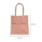 Women's Leather-Look Tote Bag Work School