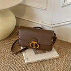 Stylish Faux Leather Crossbody Shoulder Handbag