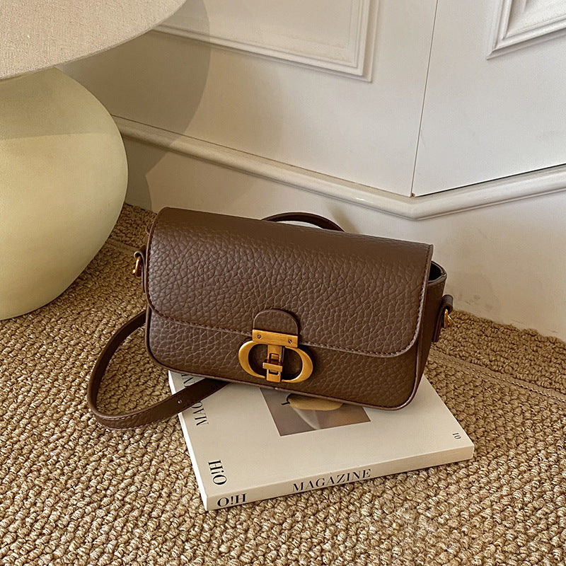 Stylish Faux Leather Crossbody Shoulder Handbag