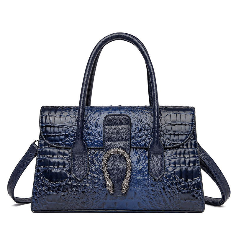 Luxury Genuine Leather Crocodile Handbag
