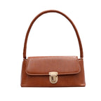 Lilac Croc Effect Shoulder Bag