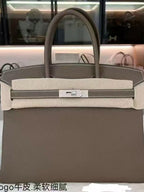 Premium Togo Leather Birkin Style Handbag