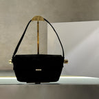 Zebra Print Calfskin Shoulder Bag Women
