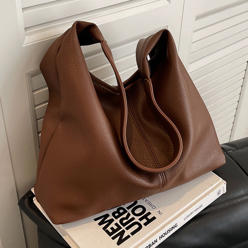 Women's Large Capacity Soft Shoulder Tote Bag