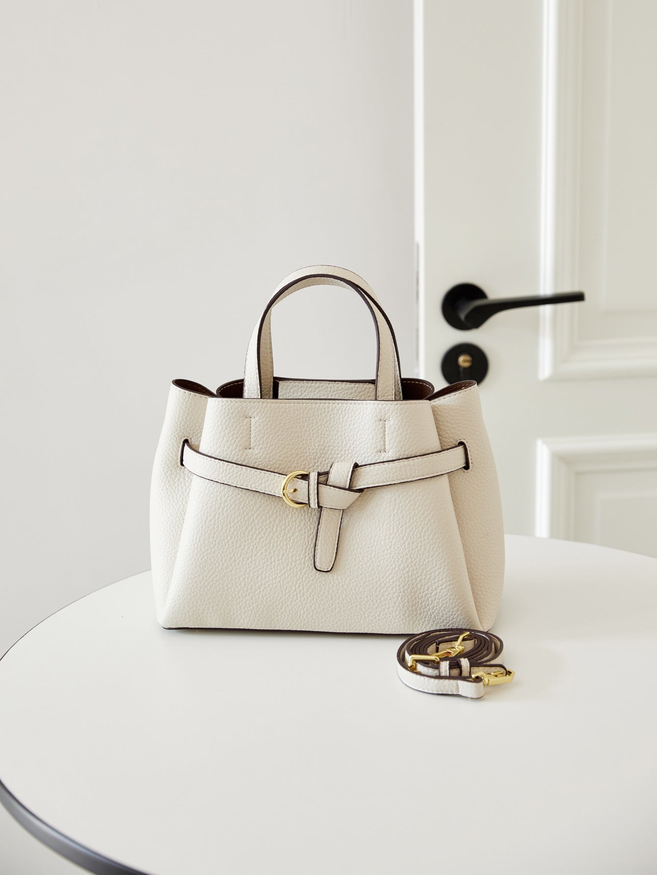 Soft Leather Women's Commuter Tote Bag