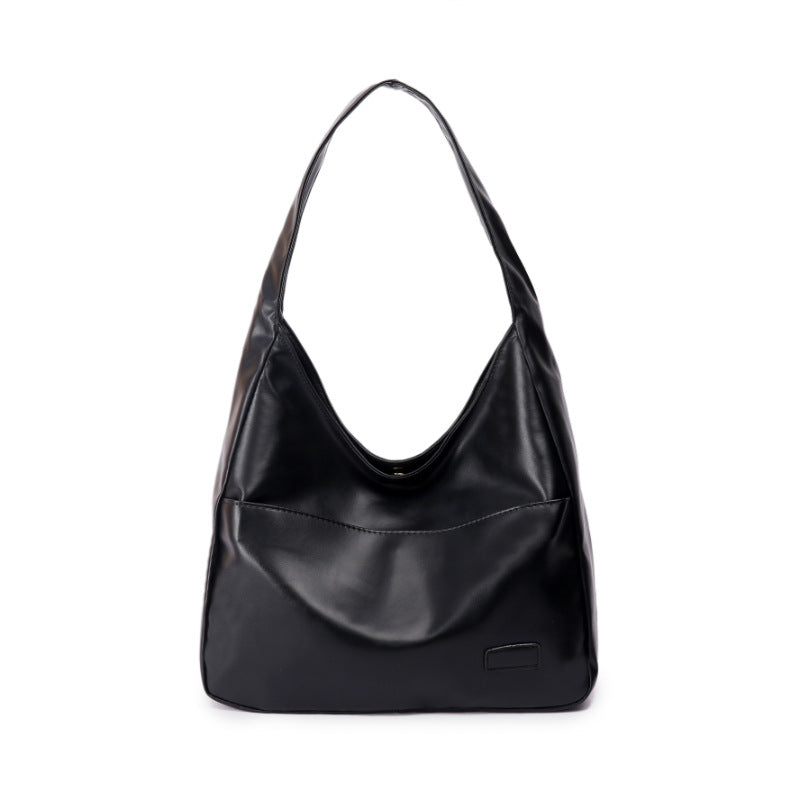 Soft Leather Large Capacity Shoulder Tote Bag
