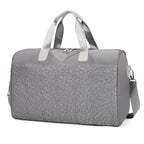 Women's Embroidered Floral Travel Duffel Bag