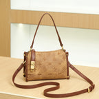Women's Monogram Pattern Shoulder Crossbody Bag