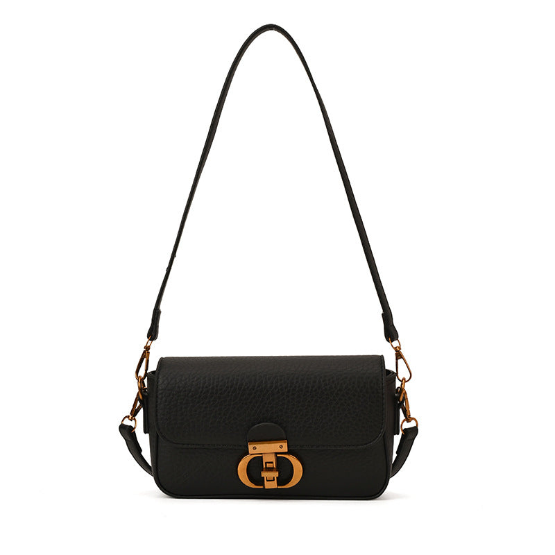 Stylish Faux Leather Crossbody Shoulder Handbag