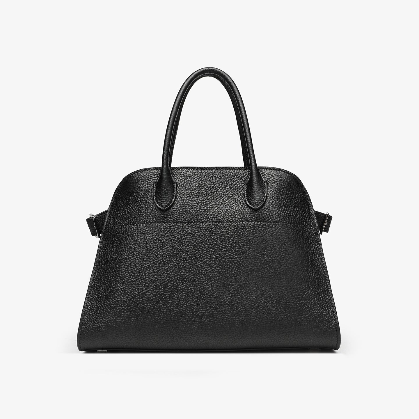 Pebbled Leather Shell Handbag Shoulder Crossbody