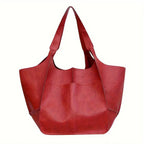 Soft Material Large Capacity Women's Shoulder Tote