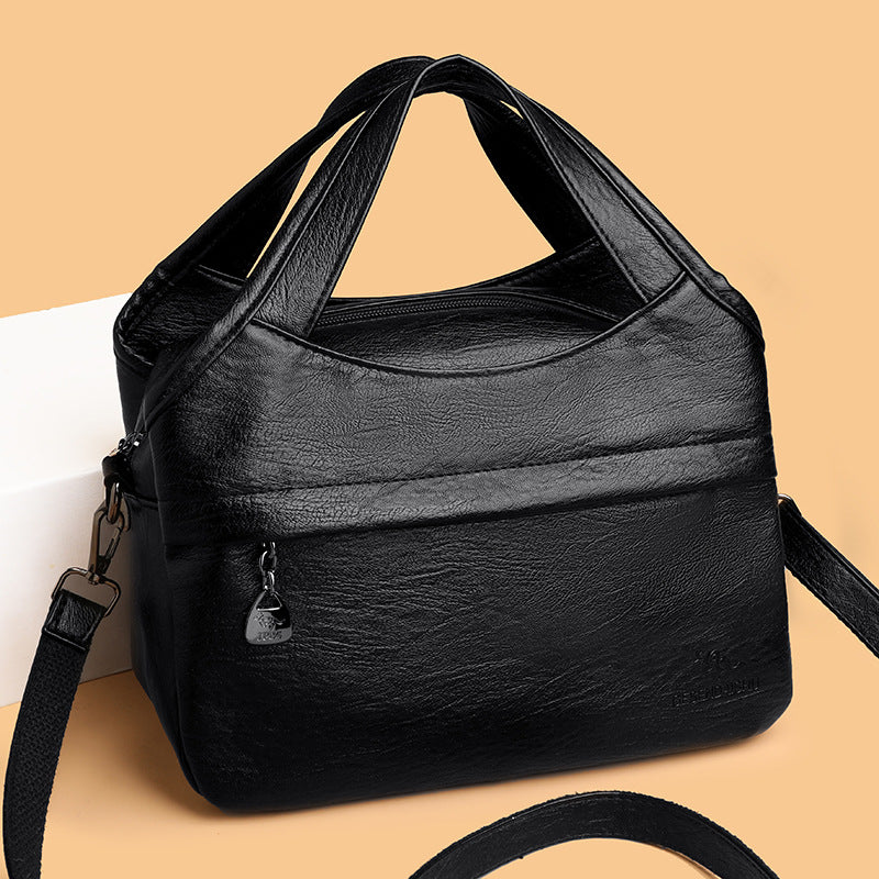 Soft Leather-like Women's Shoulder Crossbody Bag