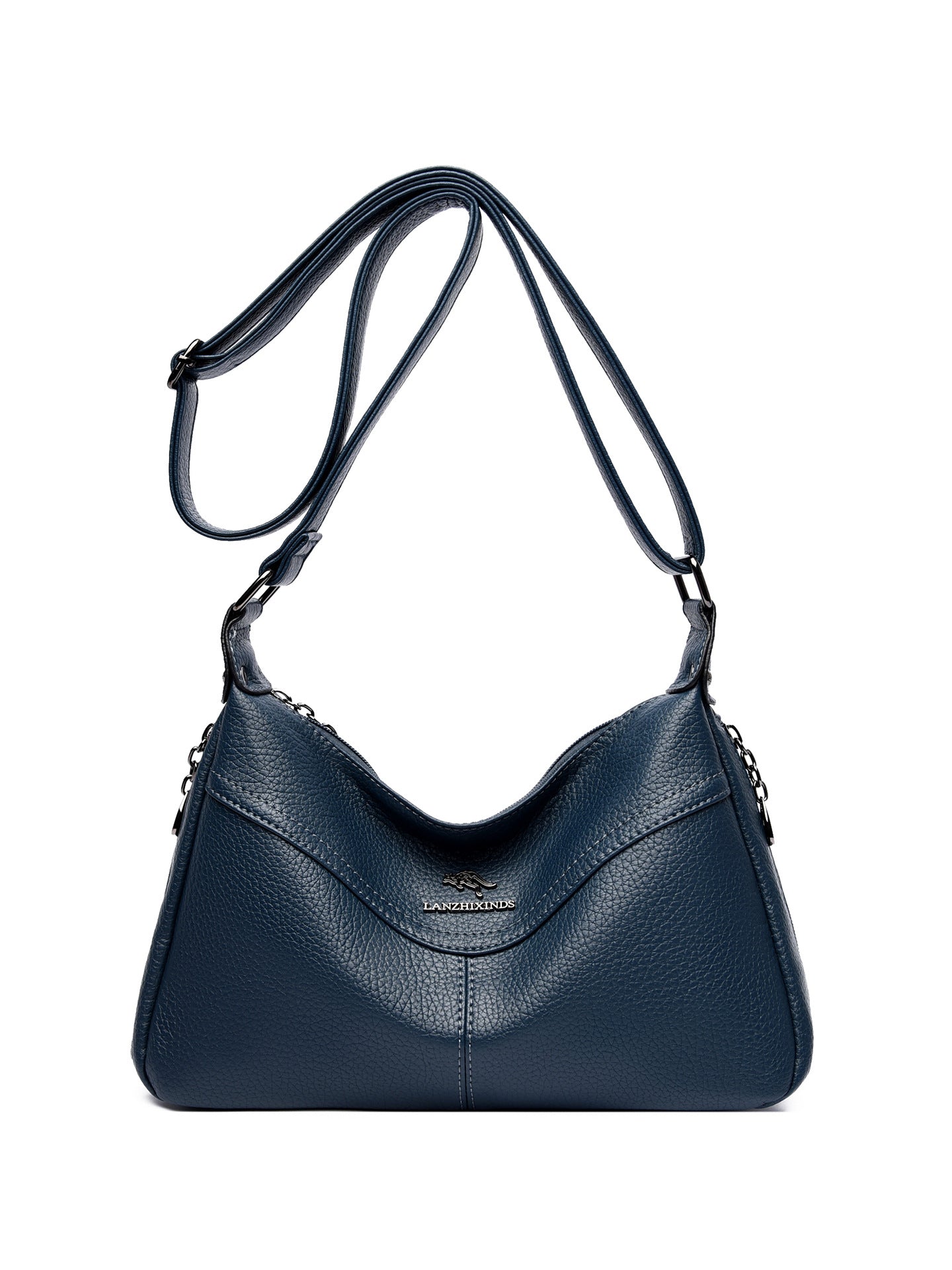 Soft Leather Lightweight Large Capacity Crossbody Bag