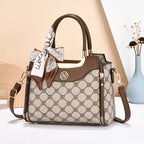 Elegant Monogram Women's Tote Handbag
