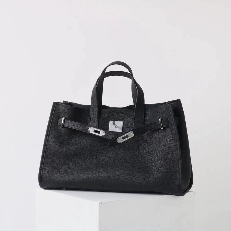 Premium Leather Tote Handbag Shoulder Crossbody
