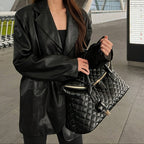 Women's Soft Quilted Travel Carry-on Bag