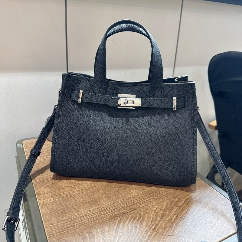 Premium Leather Tote Handbag Shoulder Crossbody