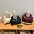 Women's Quilted Soft Chain Shoulder Bag