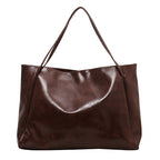 Soft Leather Large Capacity Shoulder Tote Bag