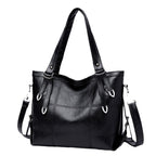 Women's Faux Leather Large Capacity Tote Handbag
