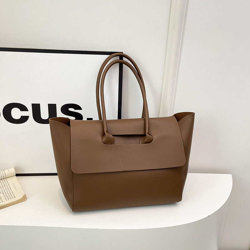 Women's Large Capacity Faux Leather Tote Bag