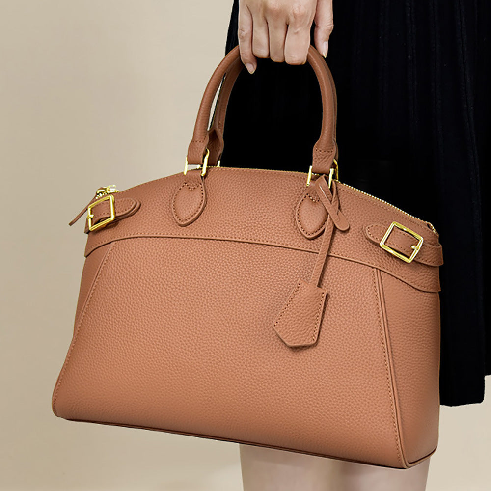 Premium Top-Grain Leather Women's Handbag Tote