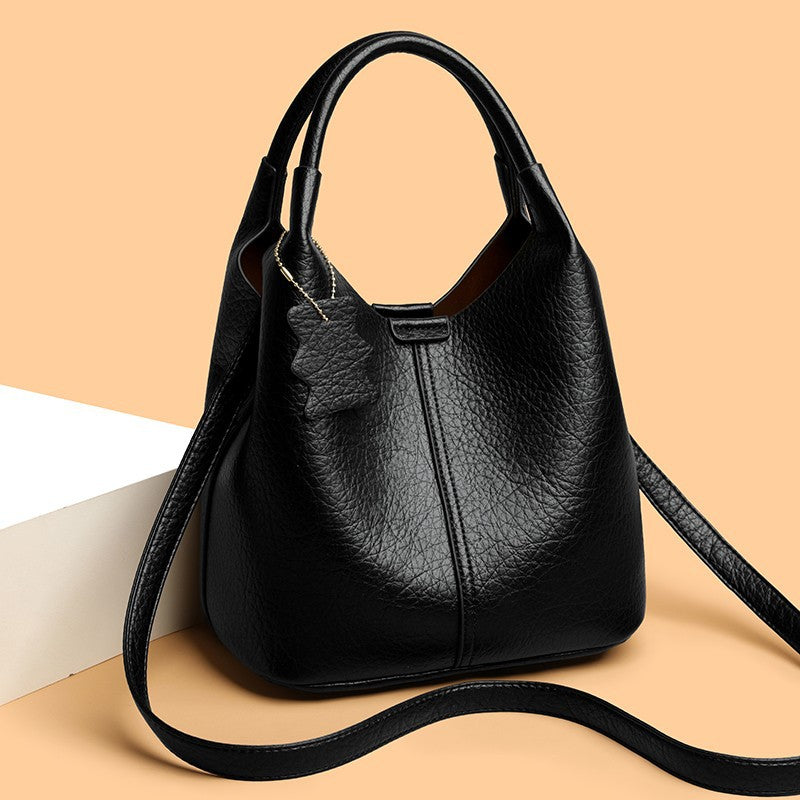 Soft Leather Women's Tote Shoulder Bag
