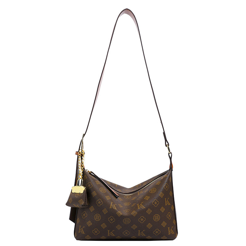 Fashion Printed Soft Leather Shoulder Tote Bag