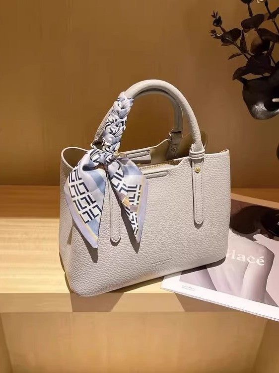 Elegant Women's Leather Tote Shoulder Bag