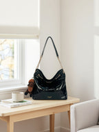 Chic Quilted Vegan Leather Shoulder Bag